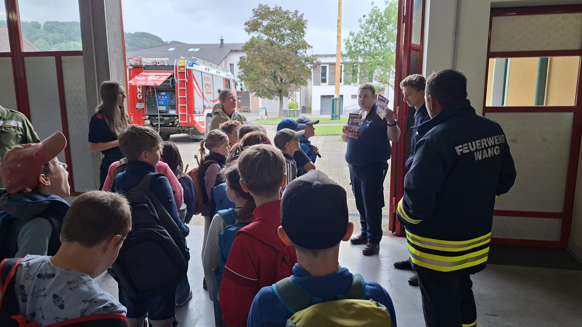 Gemeinsam sicher Feuerwehr mit der VS Wang