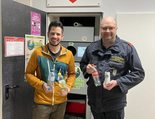 Pfandbonspenden beim SPAR Lunz am See unterstützen unser neues Tanklöschfahrzeug
