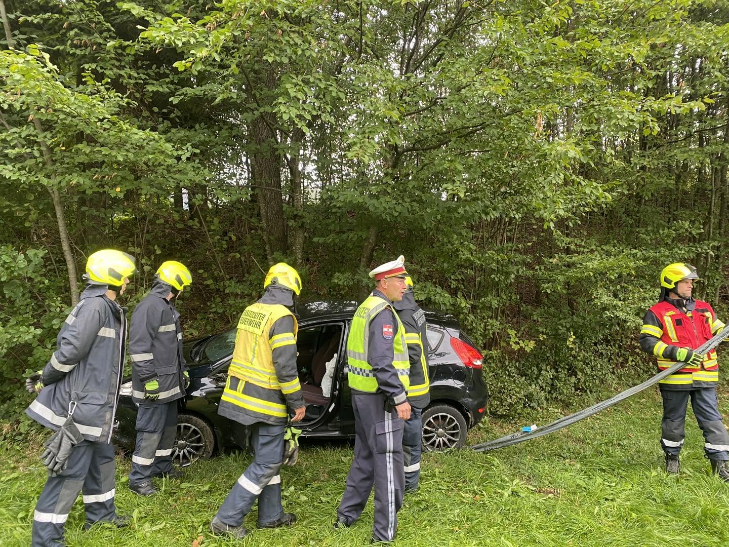 Verkehrsunfall auf der B22