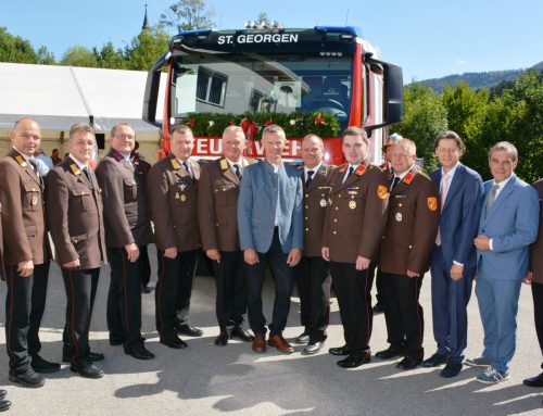 100 Jahre FF St. Georgen an der Leys – Jubiläum und Fahrzeugsegnung