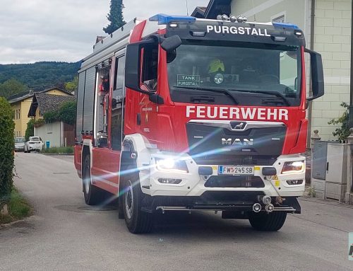 Unterabschnittsübung bei der Firma Busatis in Purgstall: Brandeinsatz und Menschenrettung geprobt