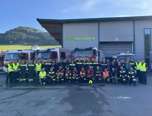 Übung des Unterabschnittes Gresten in Perwarth