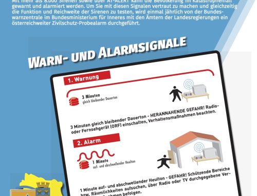 Zivilschutz-Probealarm: Sirenen und AT-Alert werden österreichweit getestet